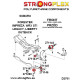 Baja (02-06) STRONGFLEX - 276117A: Kit bucșe bara antiruliu față SPORT | race-shop.ro