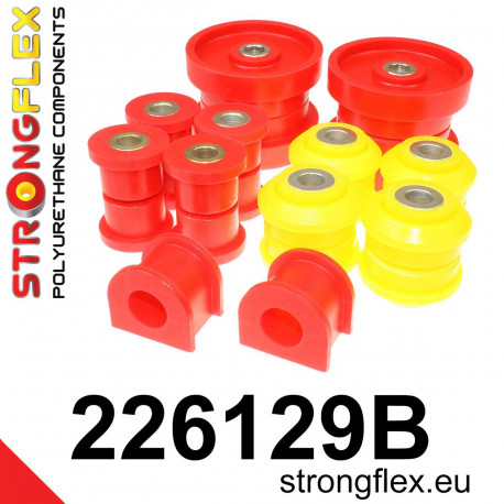 Golf IV R32 (01-04) STRONGFLEX - 226129B: Kit bucșe pentru puntea spate | race-shop.ro