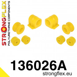 STRONGFLEX - 136026A: Set bucșe bara stabilizatoare față SPORT