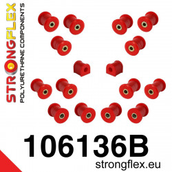 STRONGFLEX - 106136B: Set bucșe poliuretan, punte spate
