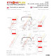 NA (89-98) STRONGFLEX - 106127B: Set bucșe poliuretan, punte spate | race-shop.ro