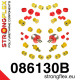 CRX (88-91) STRONGFLEX - 086130B: Kit bucșe poliuretanice complet | race-shop.ro