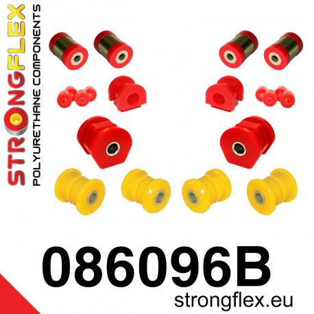 VI (95-00) JAPAN EJ, EK, EM1 STRONGFLEX - 086096B: Kit de bucșe punte față | race-shop.ro