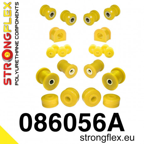 CRX (88-91) STRONGFLEX - 086056A: Kit de bucșe punte față SPORT | race-shop.ro