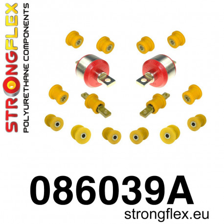 45 (99-05) STRONGFLEX - 086039A: Kit bucșe pentru puntea spate SPORT | race-shop.ro