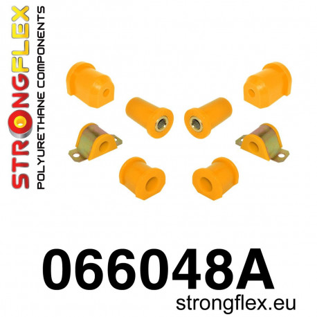 Seicento (98-08) STRONGFLEX - 066048A: Kit de bucșe punte față SPORT | race-shop.ro