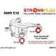 E36 (90-99) STRONGFLEX - 036107B: Kit bucșe punte spate | race-shop.ro