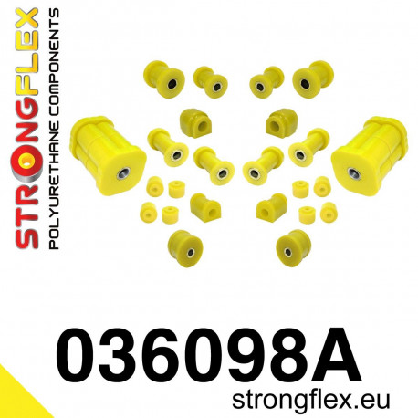 E21 (75-82) STRONGFLEX - 036098A: Kit complet bucșe suspensie SPORT | race-shop.ro