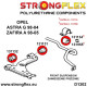 BLS (05-10) STRONGFLEX - 131132A: Bucșă față braț față SPORT | race-shop.ro