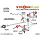 CRX (88-91) STRONGFLEX - 081165A: Bucșă bara stabilizatoare la șasiu SPORT | race-shop.ro