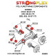 CRX del Sol (92-97) STRONGFLEX - 081102A: Bucșă de braț inferior spate SPORT | race-shop.ro