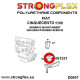 Cinquecento (91-98) STRONGFLEX - 061221B: Bucșă suport cutia de viteze | race-shop.ro