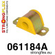 Seicento (98-08) STRONGFLEX - 061184A: Bucșă pentru bara antiruliu SPORT | race-shop.ro