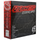 Volane sport Volan sport cu 3 spițe RACES Corsa, 350mm, piele întoarsă, adâncime 90mm, negru/galben | race-shop.ro