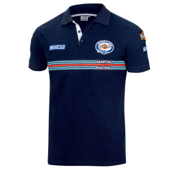 Tricou polo pentru bărbați Sparco MARTINI RACING, albastru