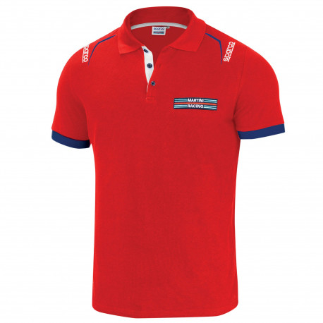 Tricouri Tricou bărbați polo Sparco MARTINI RACING, roșu | race-shop.ro