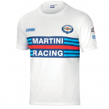 Tricouri Tricou bărbați Sparco MARTINI RACING, alb | race-shop.ro
