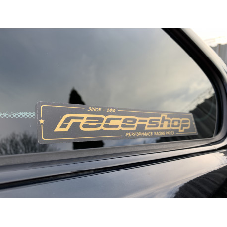 Autocolante Sticker race-shop gold, autocolant auto | race-shop.ro