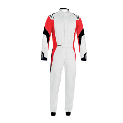Combinezon FIA Sparco COMPETITION (R567) alb/roșu/negru