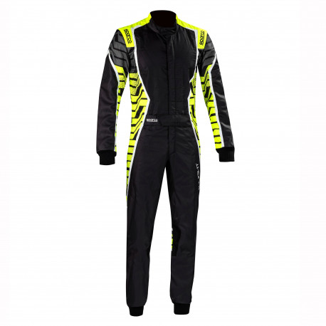 Combinezoane Combinezon Sparco X-LIGHT K cu CIK-FIA, negru/galben/gri | race-shop.ro