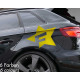 Spray și folie auto Autocolant Cardesign F-STAR, 41x39cm, auriu | race-shop.ro