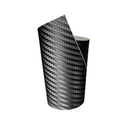 COCKPIT folie carbon de design, negru structurat, 50x50cm