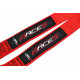 Centuri de siguranță și accesorii RACES centuri de siguranță în 3 puncte 2"(50mm) certificare ECE, roșii | race-shop.ro