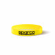 Rubber wrist band Brățară din silicon SPARCO yellow | race-shop.ro