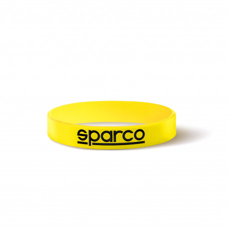 Rubber wrist band Brățară din silicon SPARCO yellow | race-shop.ro