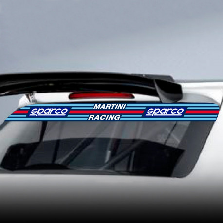 Autocolante parbriz Parasolar spate SPARCO Martini Racing | race-shop.ro