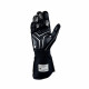Mănuși Mănuși de protecție curse OMP ONE-S cu omologare FIA (cusături exterioare) negru/alb | race-shop.ro