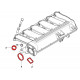 Dopuri anulare clapete admisie Set dopuri admisie BMW 33mm 6 buc (aluminiu) - classic | race-shop.ro