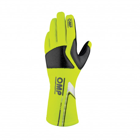 Mănuși Mănuși de curse OMP PRO MECH-S cu omologare FIA (cusături interioare) galben/negru | race-shop.ro