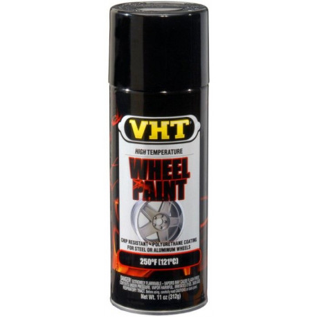 Vopsea jante VHT spray vopsea jante, negru lucios (Gloss Black) | race-shop.ro