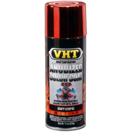 Vopsea termorezistență motor VHT spray tratament vopsea, roșu anodizat | race-shop.ro