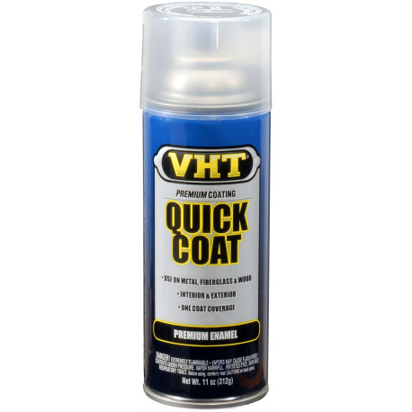 Vopsea termorezistență motor VHT QUICK COAT spray vopsea, transparentă | race-shop.ro