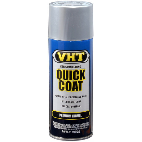 Vopsea termorezistență motor VHT QUICK COAT spray vopsea, argintie (Silver Chrome) | race-shop.ro