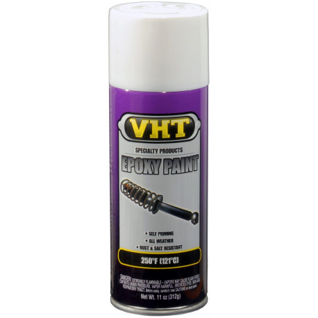 Vopsea termorezistență motor VHT EPOXY spray vopsea pentru orice vreme, albă (Gloss White) | race-shop.ro