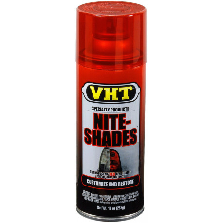 Vopsea termorezistență motor VHT NITE-SHADES RED, spray vopsea stopuri fumurii, roșu | race-shop.ro
