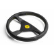 Volane sport Volan sport cu 3 spițe Yellow MOMO MONTECARLO 350mm, piele | race-shop.ro