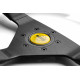 Volane sport Volan sport cu 3 spițe Yellow MOMO MONTECARLO 350mm, piele | race-shop.ro