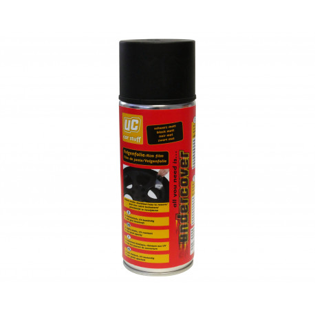 Spray și folie auto UNDERCOVER, spray vopsea jante, negru mat, 400ml | race-shop.ro