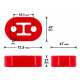 Universale Tampon poliuretan evacuare, 12mm | race-shop.ro