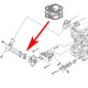 Anulatore EGR Anulator EGR cu garnituri pentru Nissan Navara Pathfinder D22, D40 | race-shop.ro
