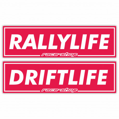 Autocolante Sticker race-shop Rallylife/ Driftlife | race-shop.ro