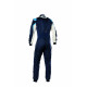 Combinezoane Combinezon FIA OMP Tecnica EVO navy albastru/alb/gri/cian | race-shop.ro