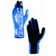 Mănuși Mănuși de curse OMP KS-4 ART my2023 (cusătură internă) albastru/alb | race-shop.ro