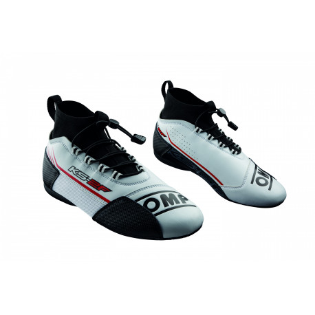 Încălțăminte Încălțăminte de karting OMP KS-2F, alb | race-shop.ro