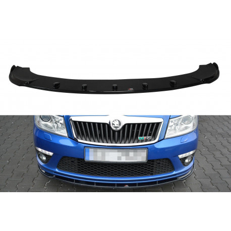 Body kit și tuning vizual Prelungire bară față V1 SKODA OCTAVIA MK2 (RS VERSION) FACELIFT | race-shop.ro