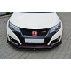 Body kit și tuning vizual MAXTON DESIGN prelungire bară față pentru HONDA CIVIC IX TYPE R, V1 | race-shop.ro